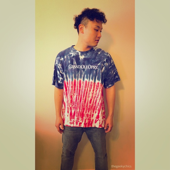 Vintage Grand Ole Opry Tie Dye t-Shirt - Picture 1 of 8